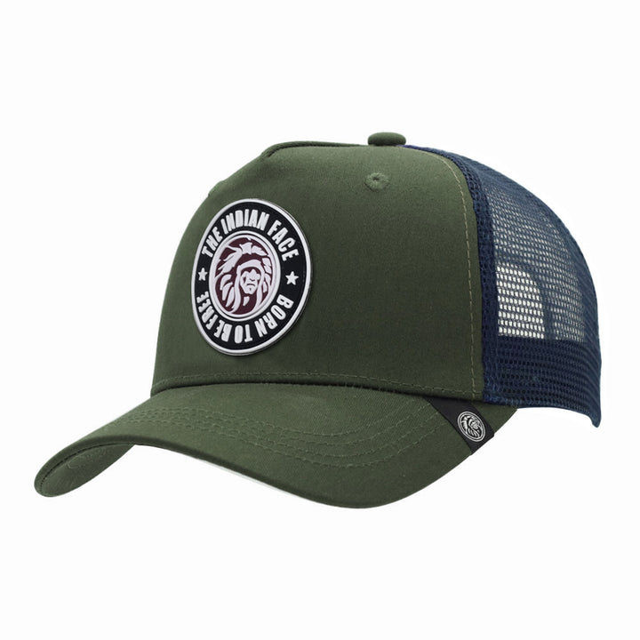 Gorras trucker Born to be Free Green / Blue para hombre y mujer