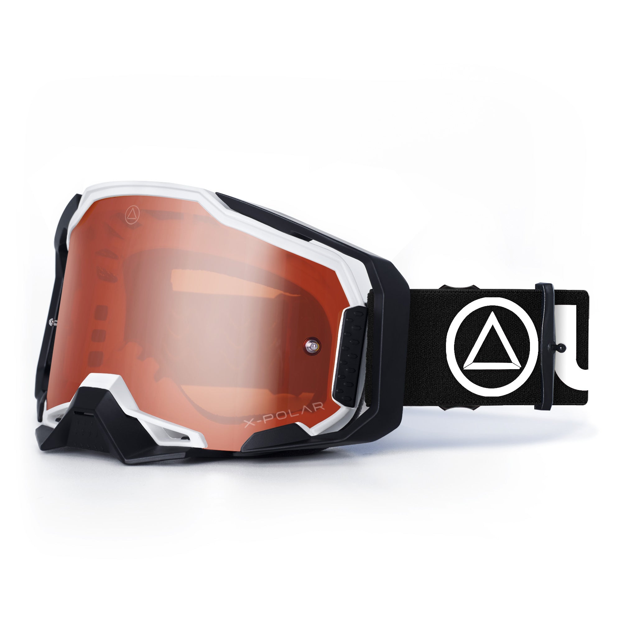 Gafas de Motocross y MTB Enduro Stone Negro y Blanco para hombre y mujer