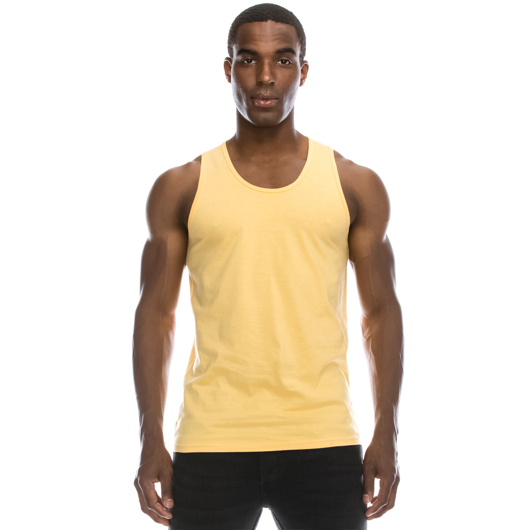 Basic Solid Jersey Tank Top (Squash) – JC DISTRO