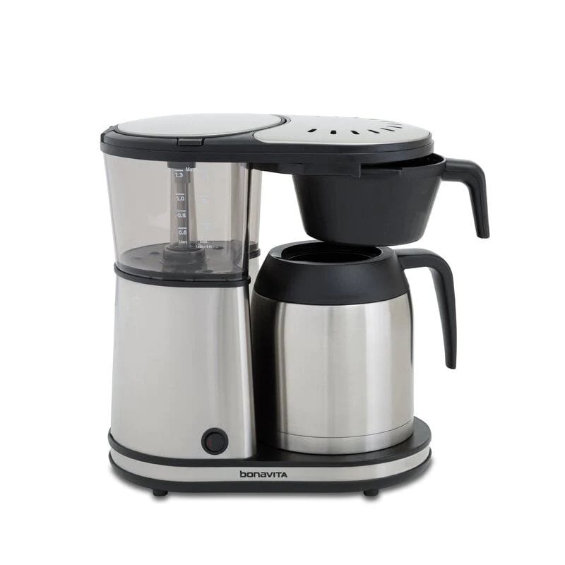 Bonavita Metropolitan 8 Cup Coffee Maker, One-Touch Pour Over Brewing with  Gl 645240814019