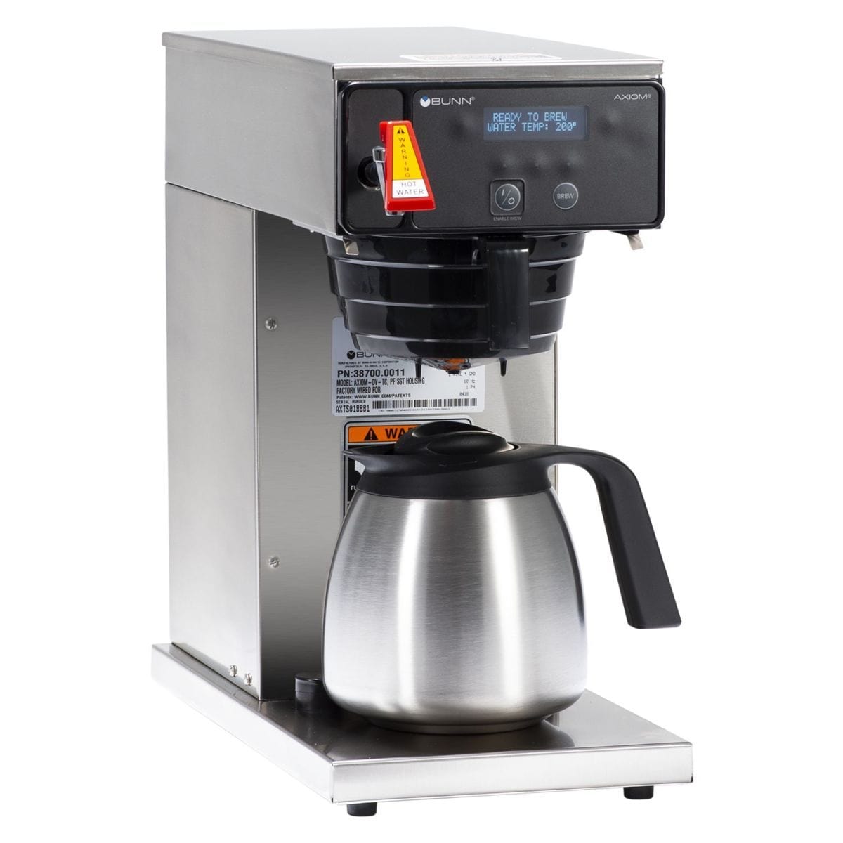 BUNN Home 42900.0301 My Café® Single-Serve Coffee Brewer - Black &  Stainless, 120v