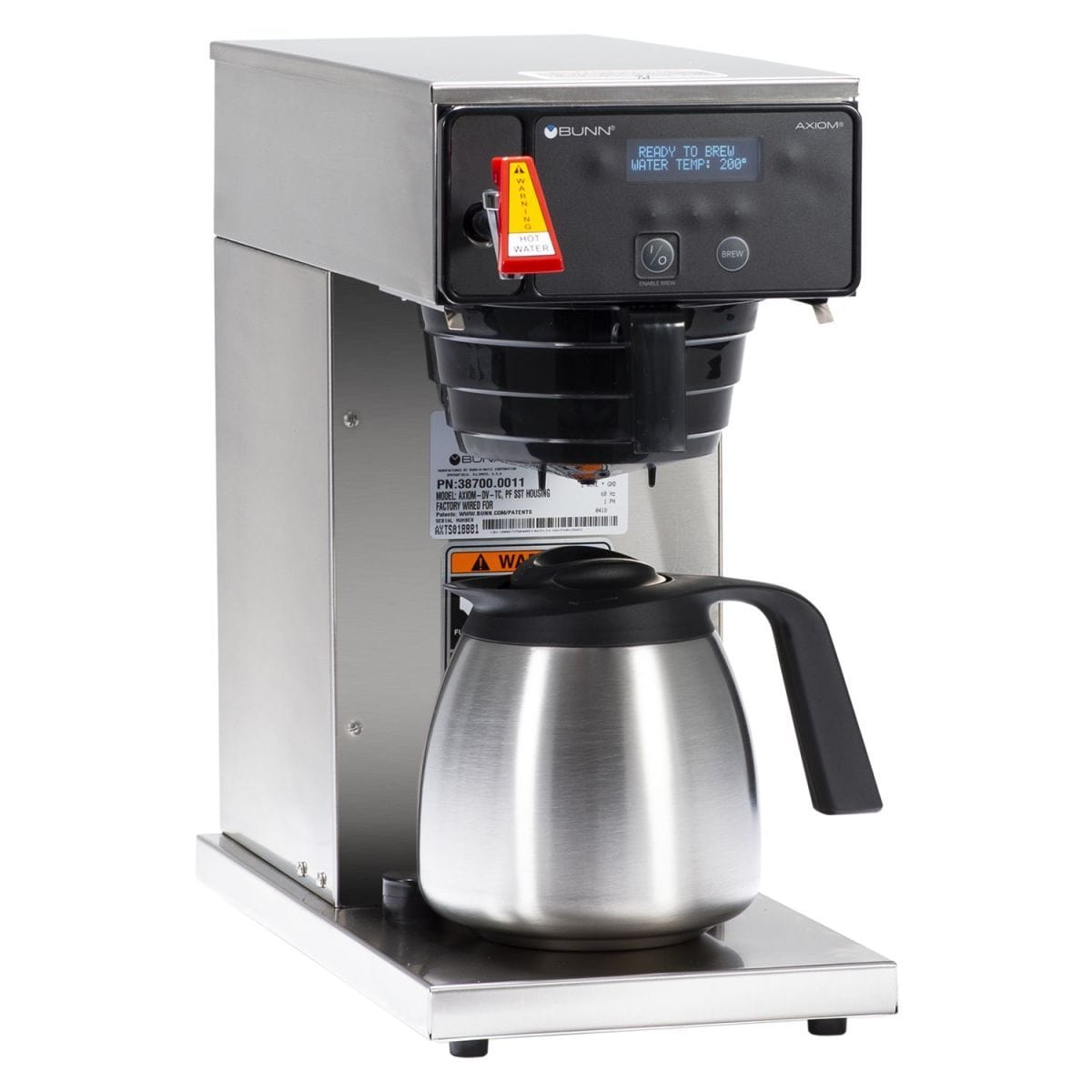 Bunn 38700.0011 Axiom DV-TC Thermal Carafe Coffee Brewer Dual Voltage