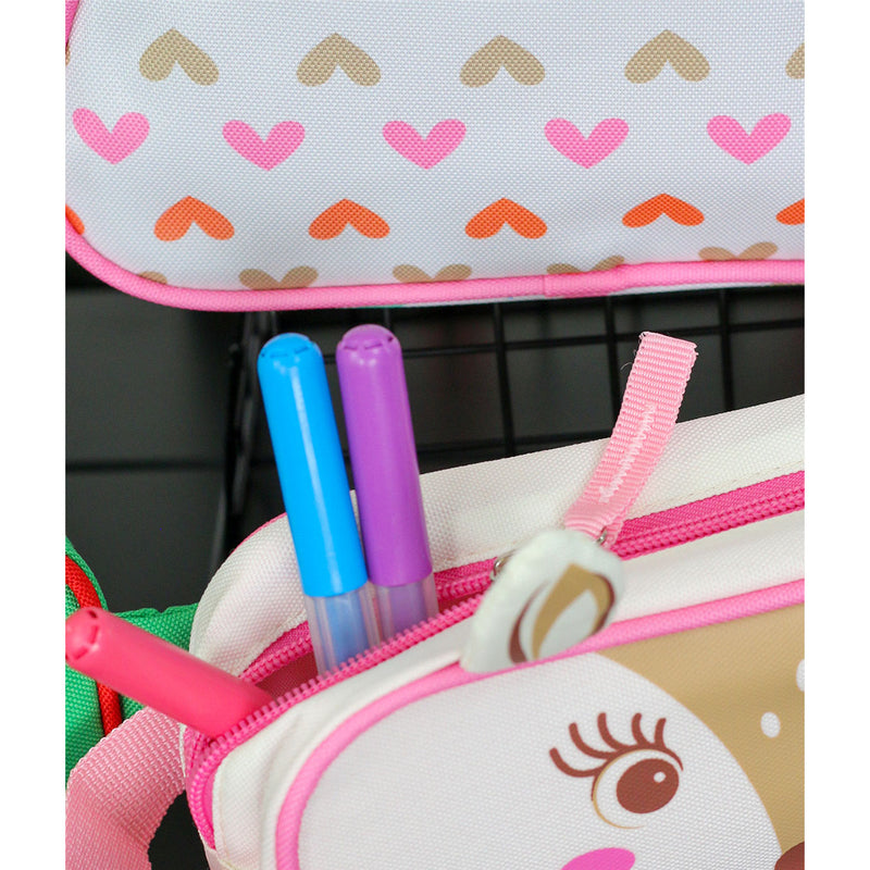 Zoocchini Toddler Kids Pencil Case Pouch Organizer - Allie the