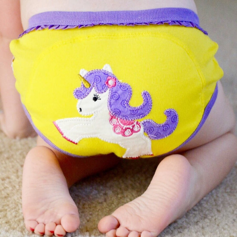 BIG ELEPHANT Baby Girls Potty Training Pants, Toddler Training