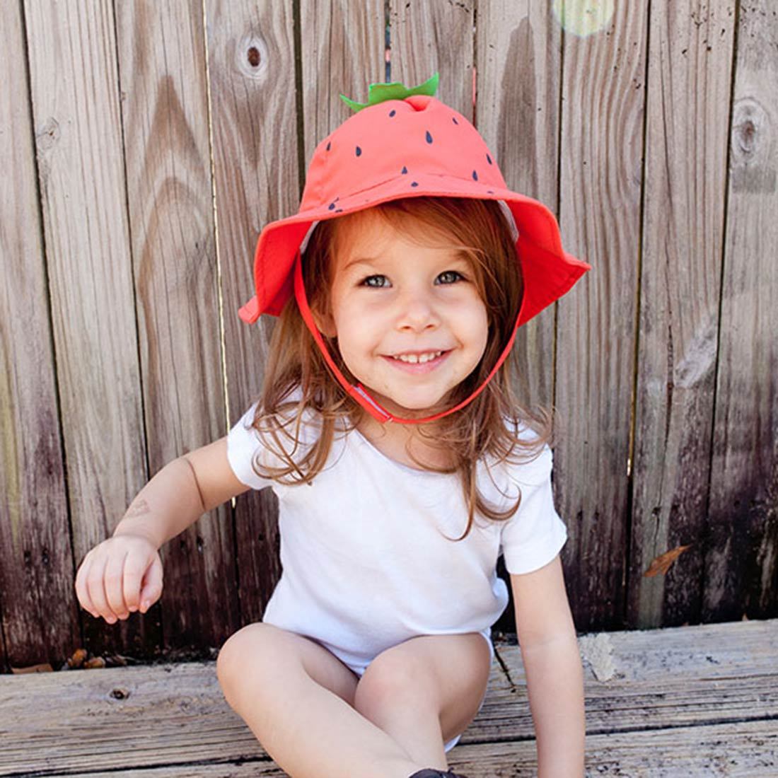 ZOOCCHINI UPF50+ Baby Sun Hat - Strawberry