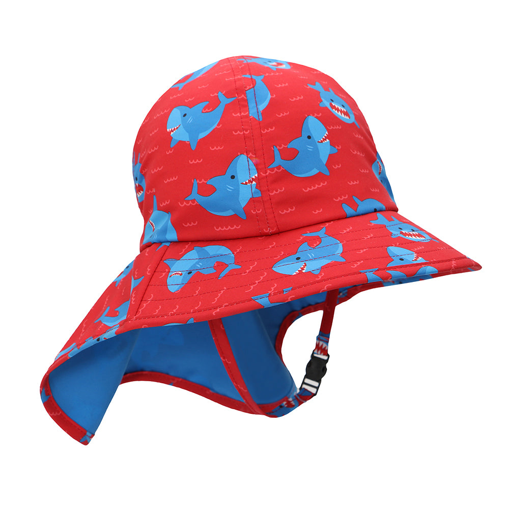 Cuddle Club Shark Breathable Bucket Hat for Babies & Toddlers - Fun & Functional