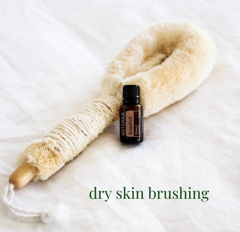 dry skin brushing