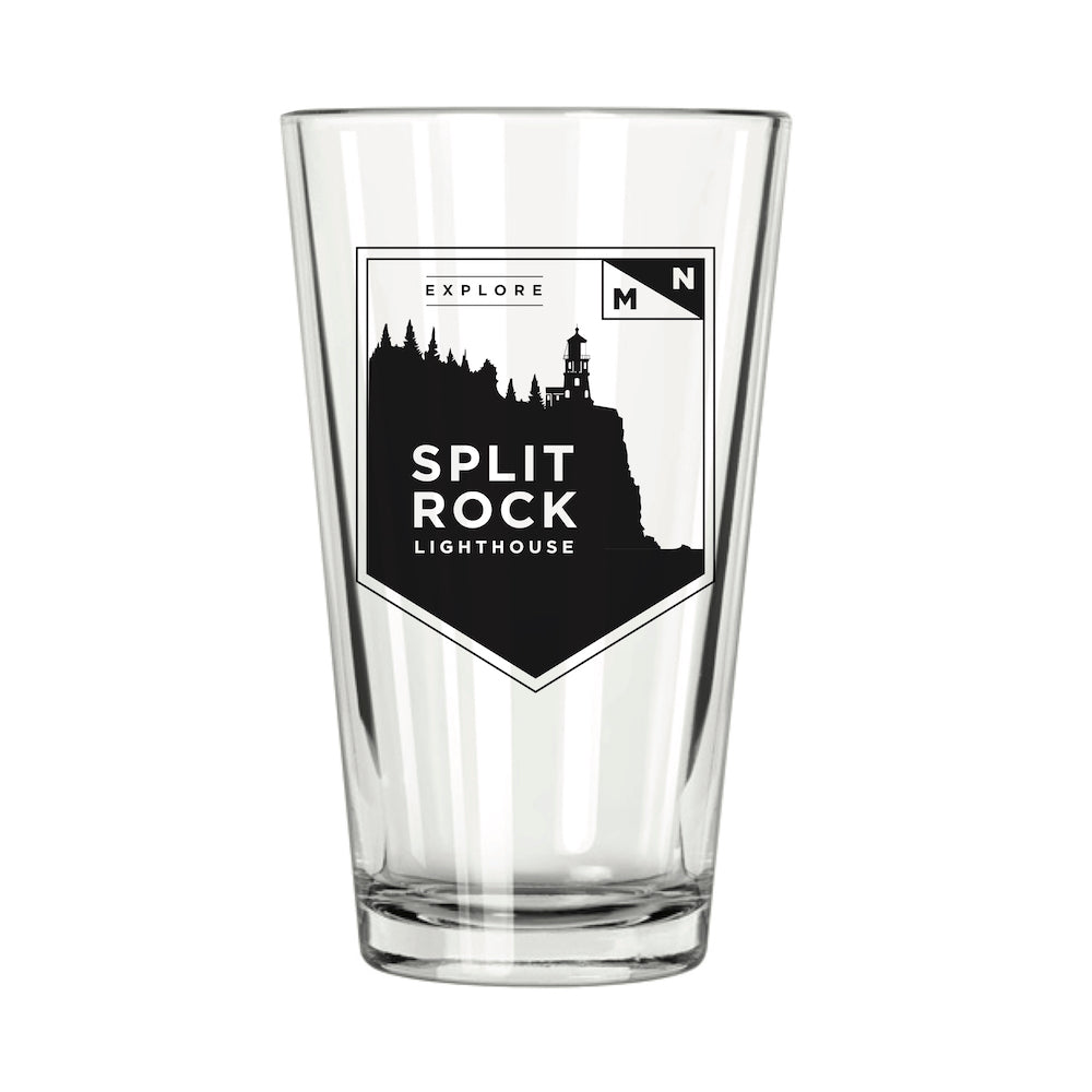 split beer glass