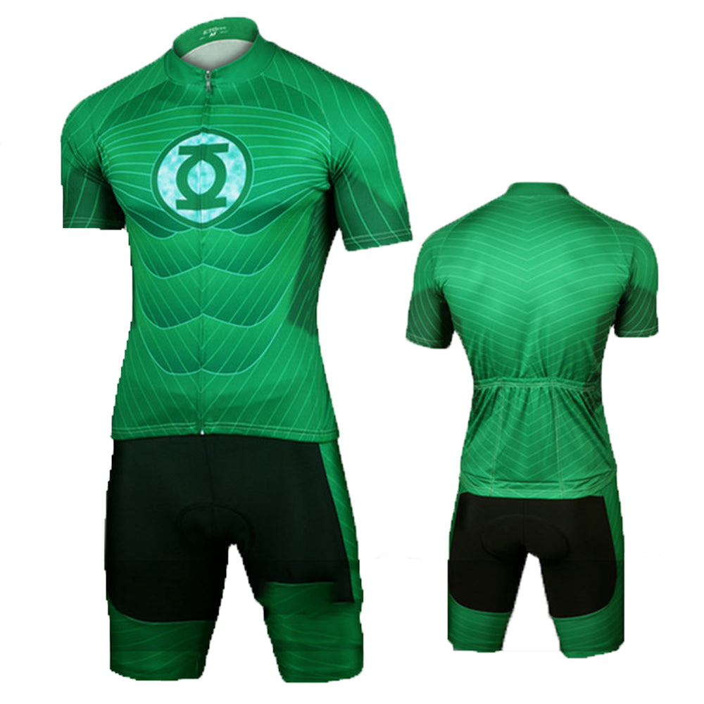 green bike jersey
