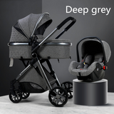 Full-Size Standard Stroller, One-Step Fold, Full Size Front or Rear Facing Toddler Seat, X-Large Easy-Access Basket, Sleek & Versatile