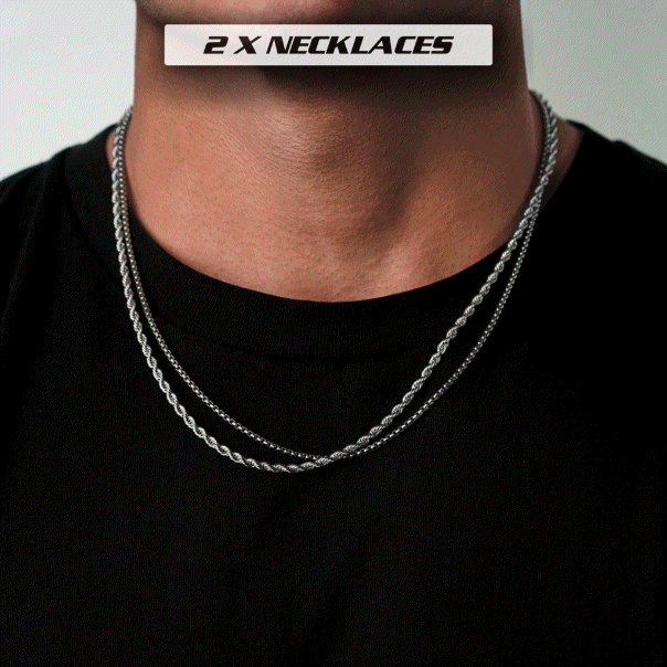 Silver Tag Pendant Necklace – RoseGold & Black Pty Ltd