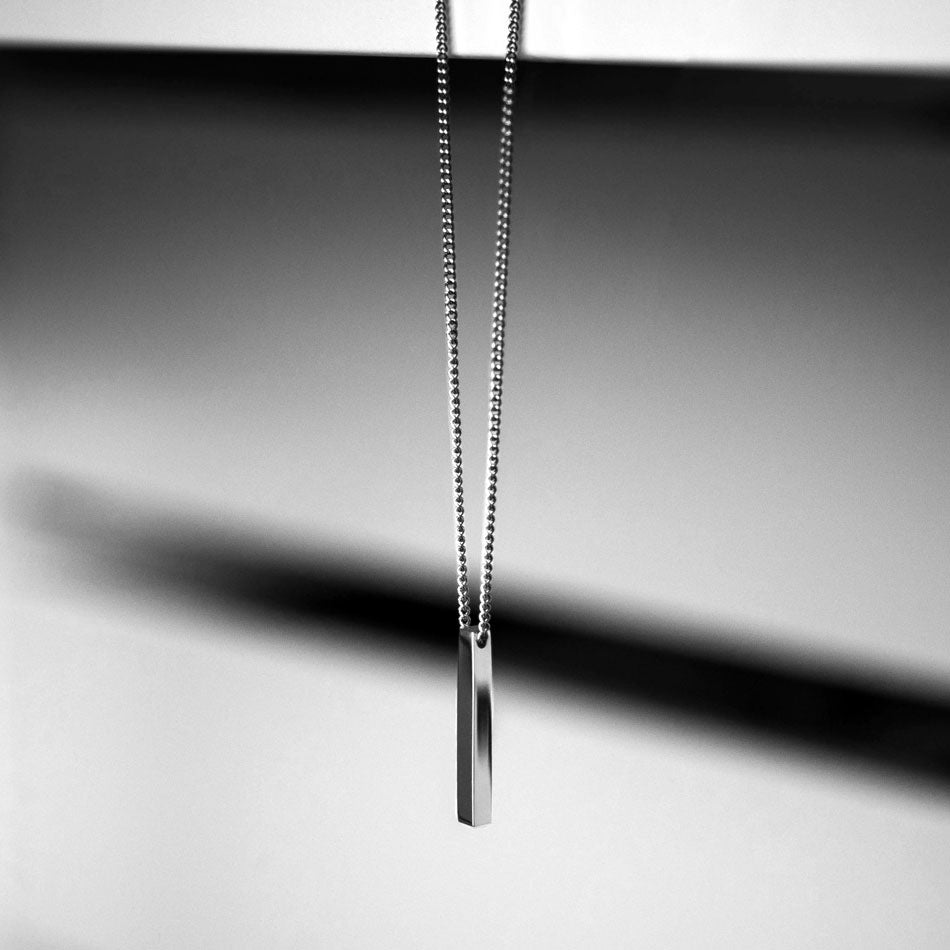 Silver Bar Necklace