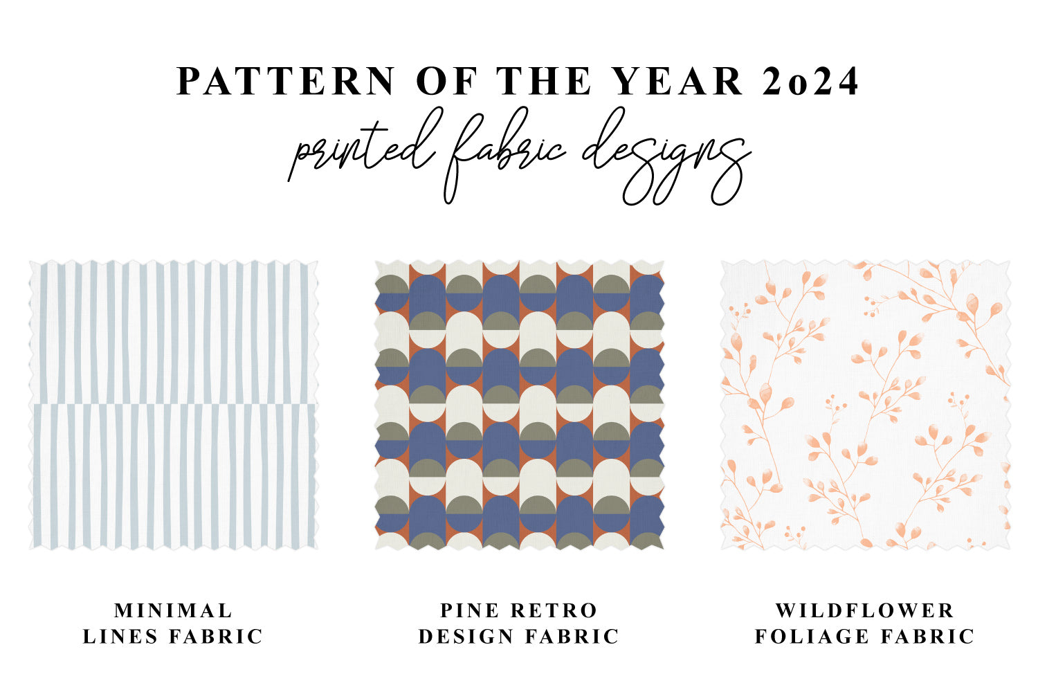 Patterns Of The Year 2024 Printed Fabrics