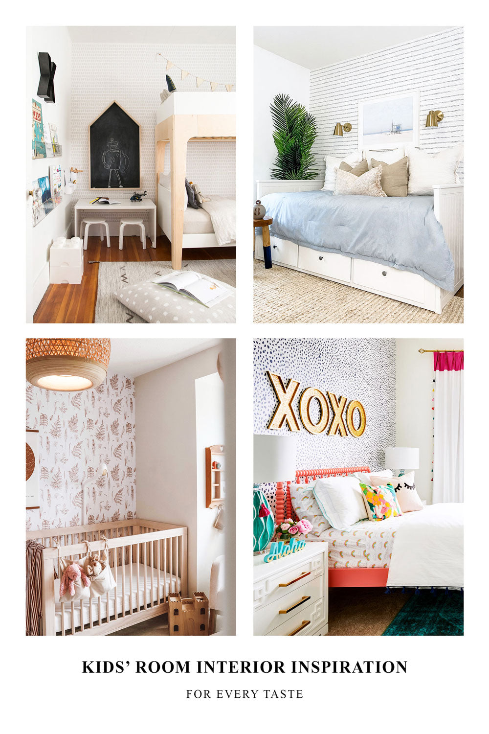 Kids room inspiration for different interior styles