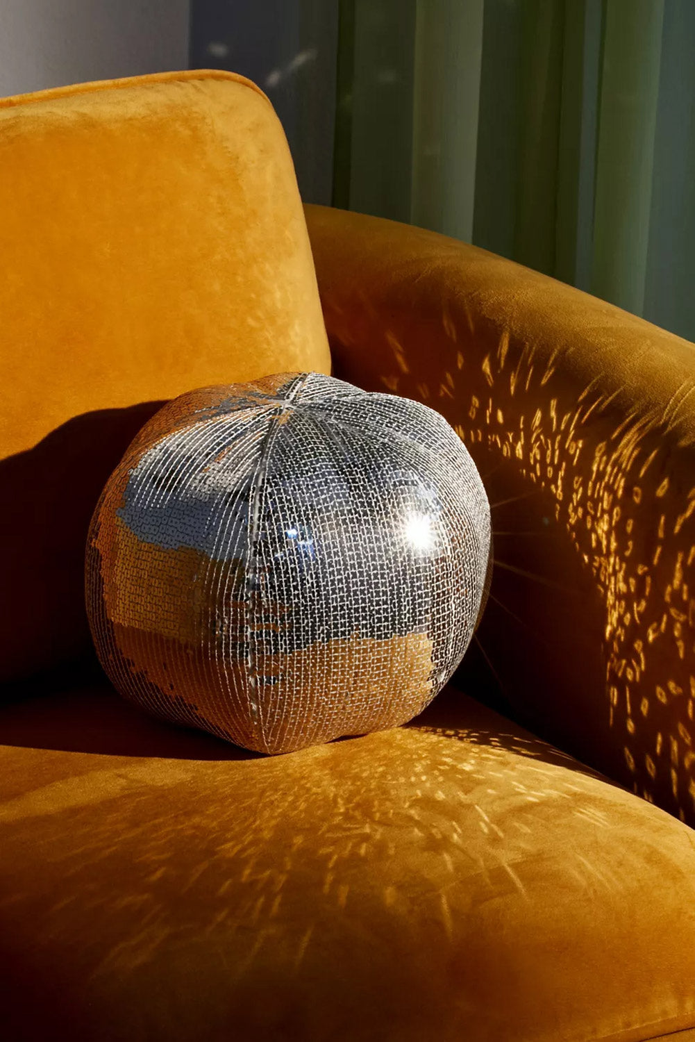 Sequin Ball Throw Pillow