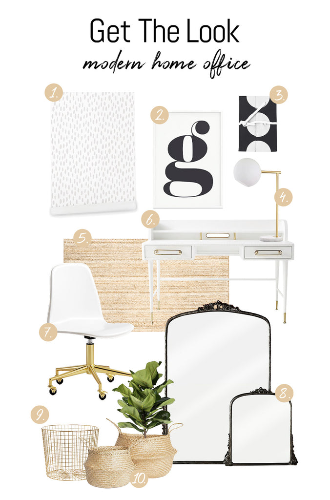 Small Space Home Office | MOOD BOARD MONDAY | Livettes