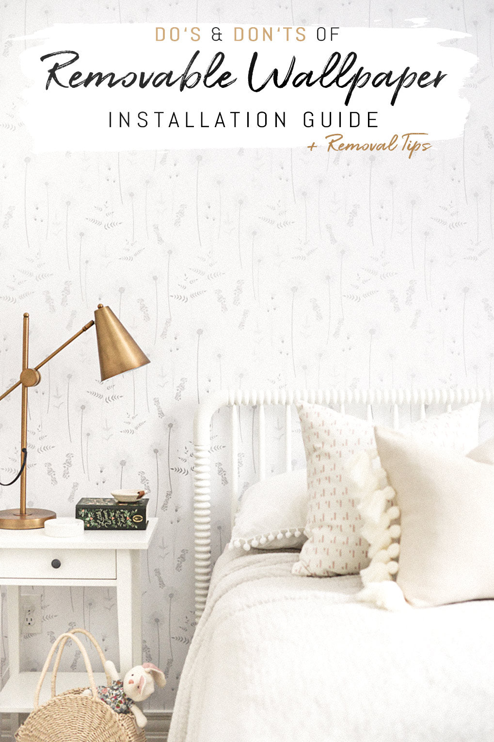How To Cover Textured Walls With Wallpaper  Tempaper  Co