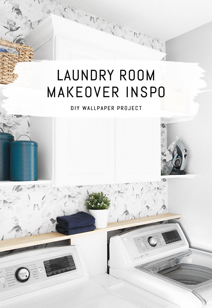 Effortless Laundry Room Upgrade DIY Peel and Stick Wallpaper Project   CostaCover
