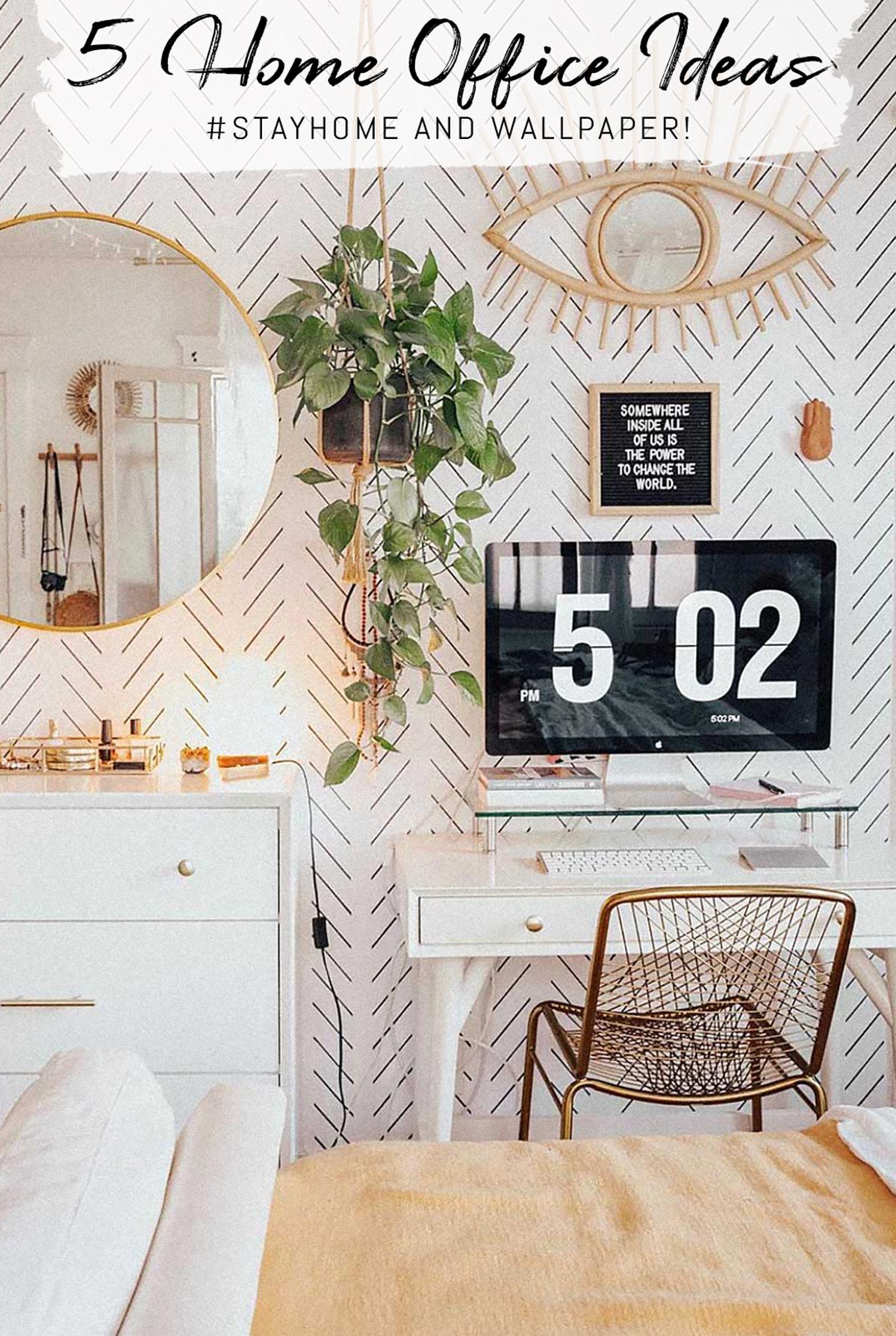 5 beautiful home office ideas & Tips on how to decorate your ...