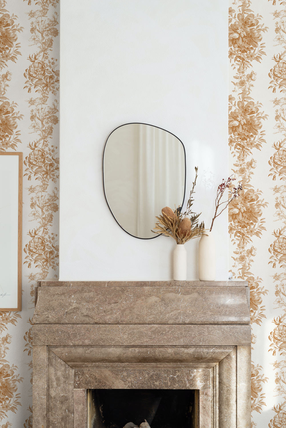 Neutral Toile Pattern Removable Wallpaper