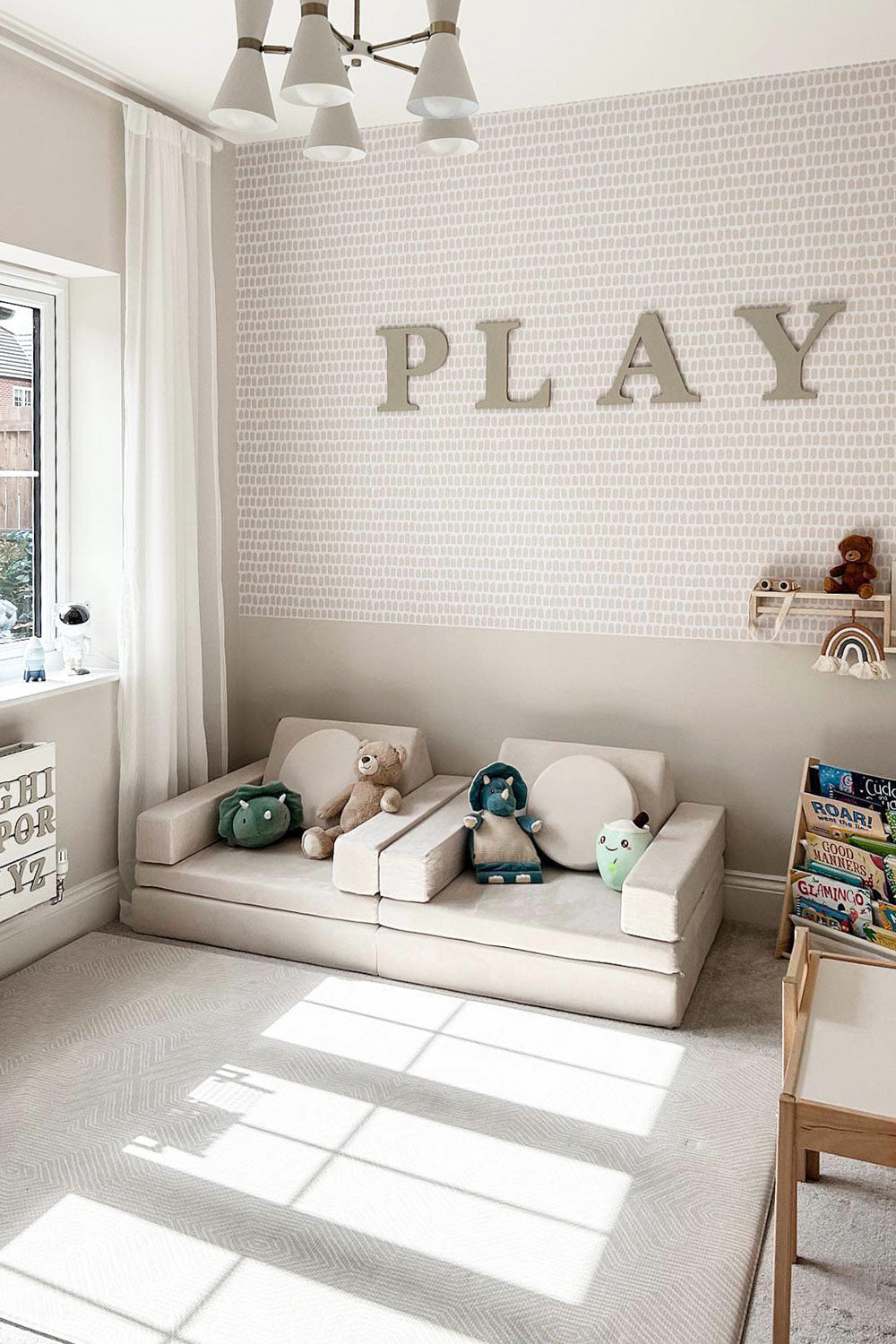 Tiny Brush Pattern Removable Wallpaper Kids Playroom