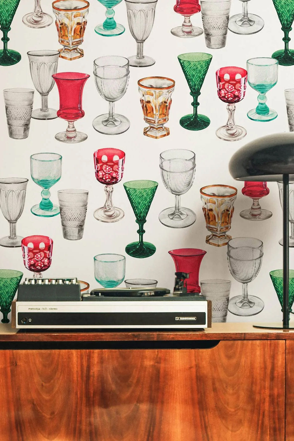 Vintage Cocktail Party Removable Wallpaper