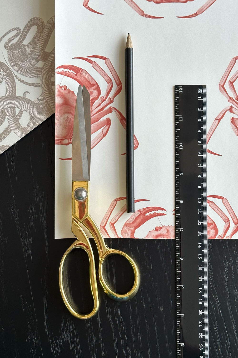 Tools For A DIY Wallpaper Garden Party Placemats