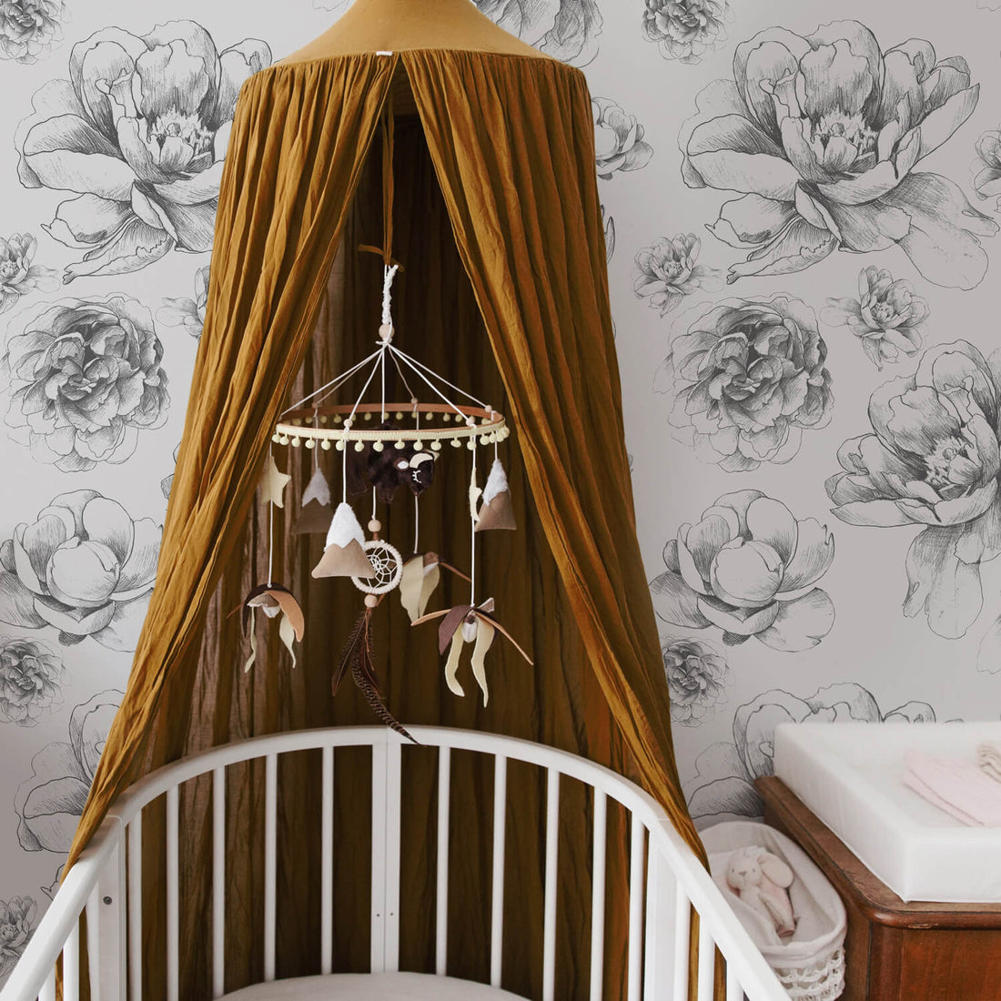 modern baby room wallpaper