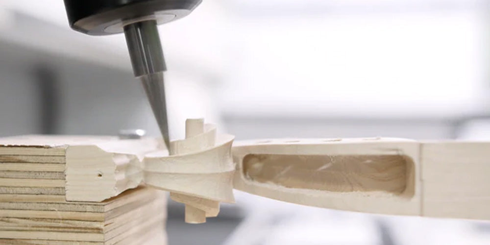 Machining a violin scroll