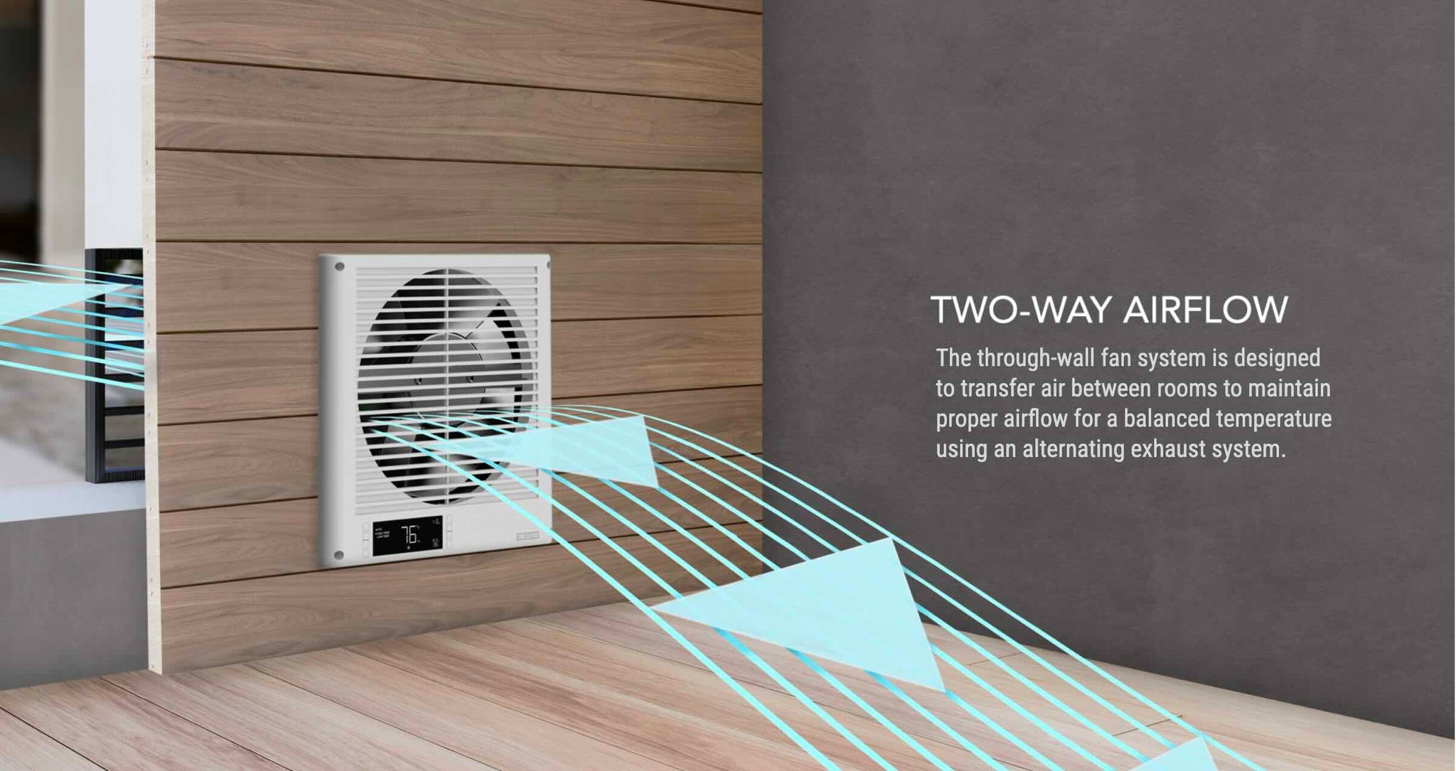two-way airflow fan system
