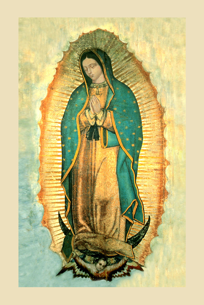 Our Lady of Guadalupe on Canvas - Unframed - MercyImages.com