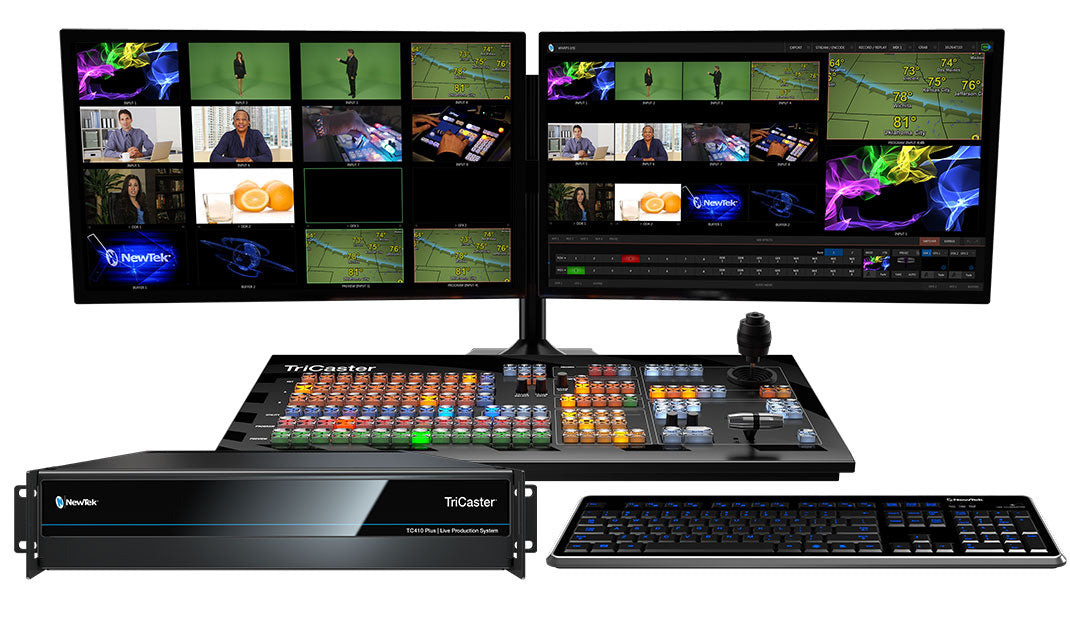 Configuratie NewTek TriCaster TC410 Plus cu panou de control