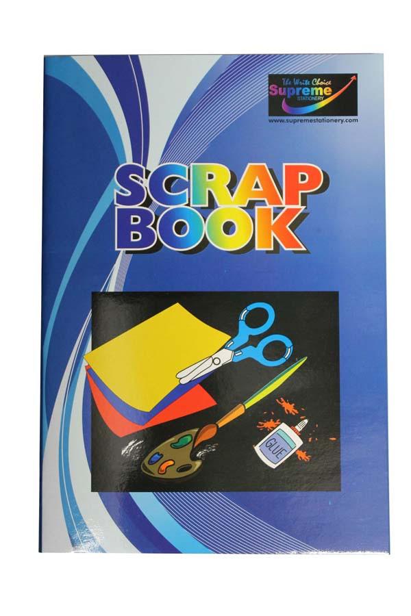 Supreme 13 X 9 32 Sheet 64 Page Coloured Scrap Book Schoolquip Com