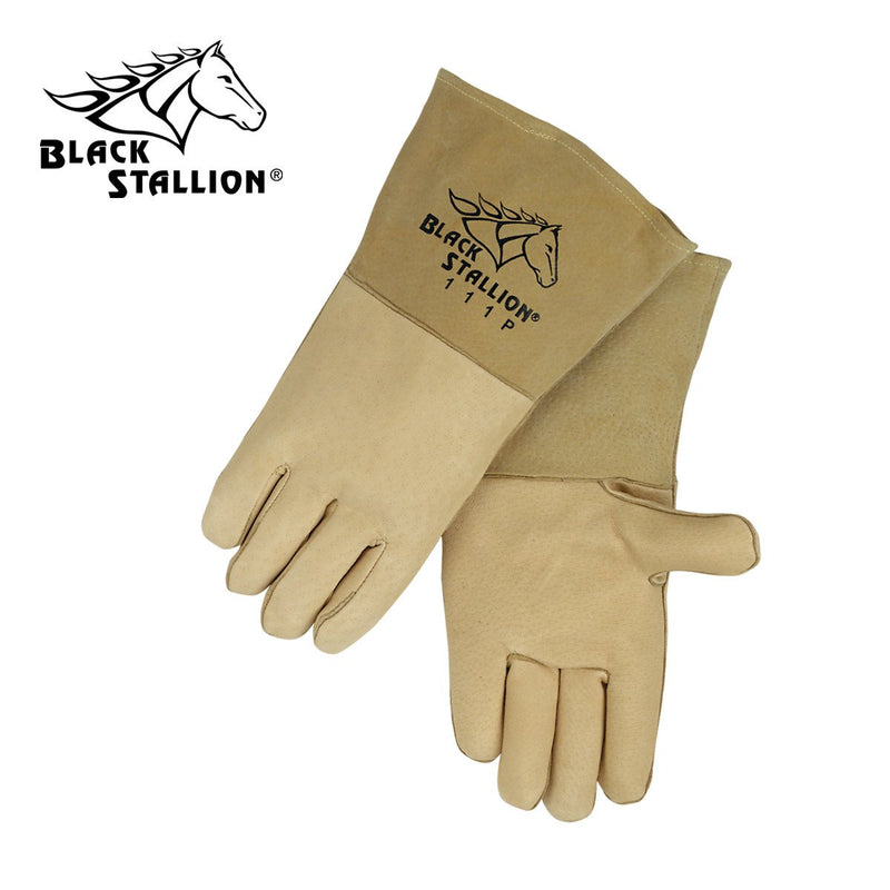 Revco 15FH-BLK Fuzzyhand Winter Work Black Gloves: Fleece/Pigskin