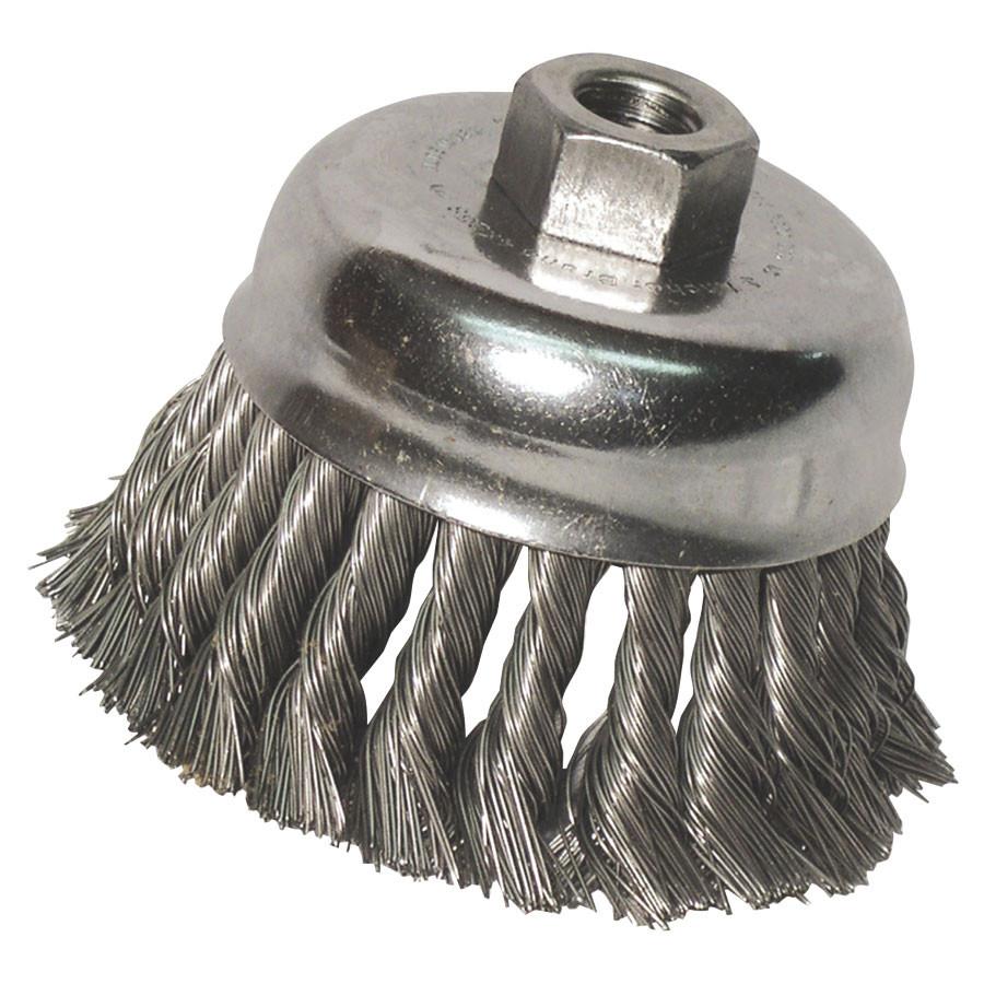 knot cup brush