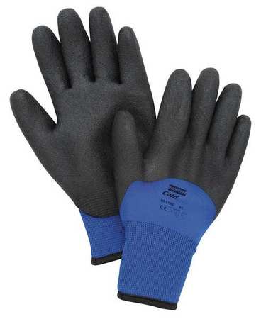 Global PUG Work Glove PUG17S Polyurethane/Nylon Glove, Work, Black (24  Pair) (Small)