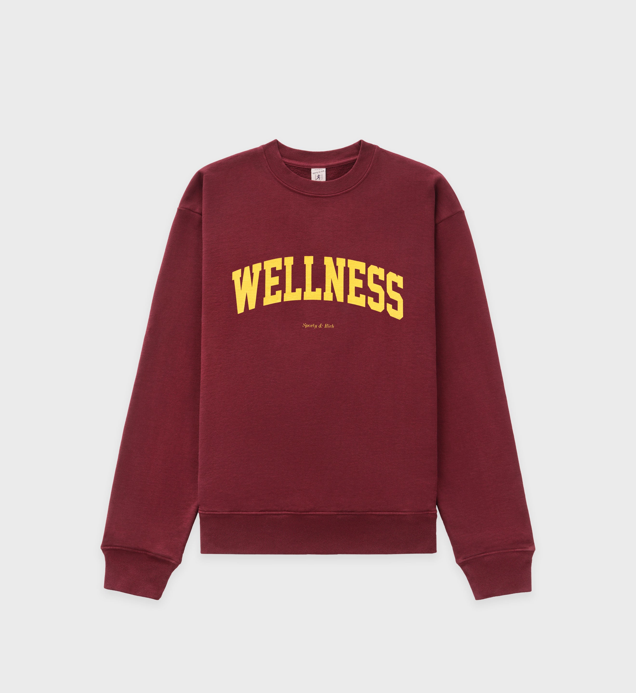 Wellness Ivy T-Shirt - Merlot/Gold – Sporty & Rich