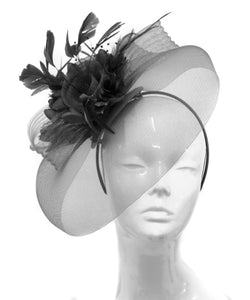 black fascinator uk