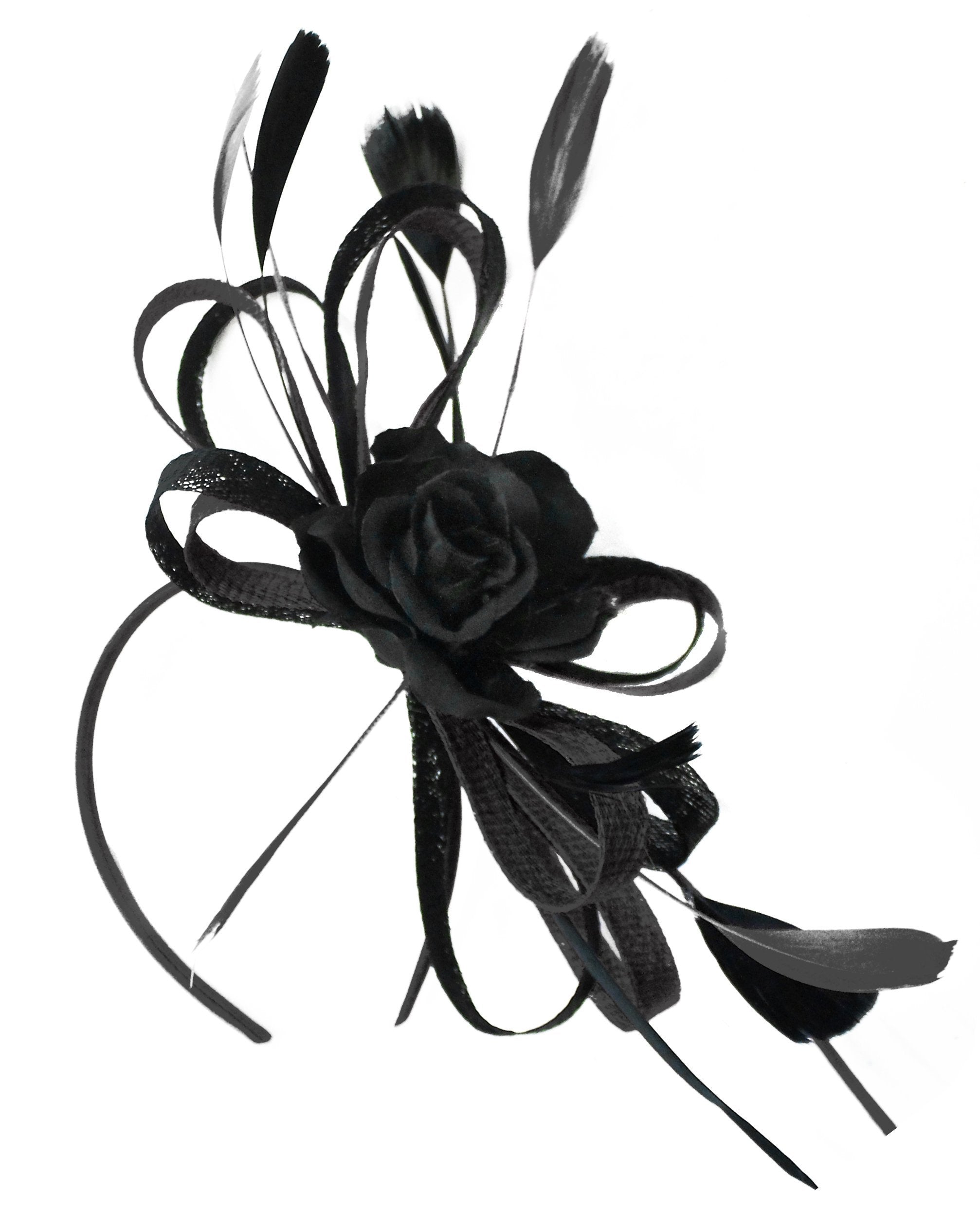 black fascinator uk