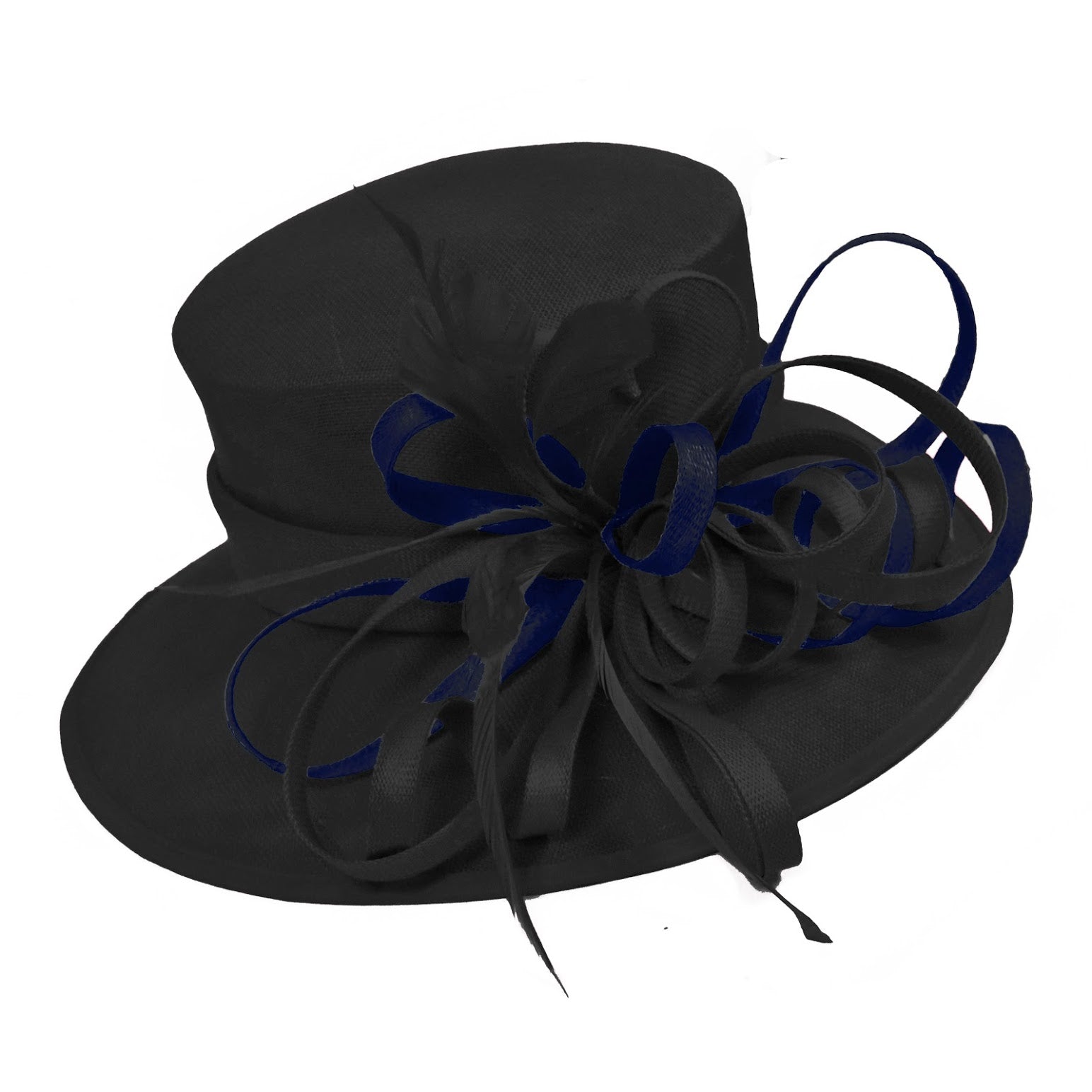 navy blue formal hat