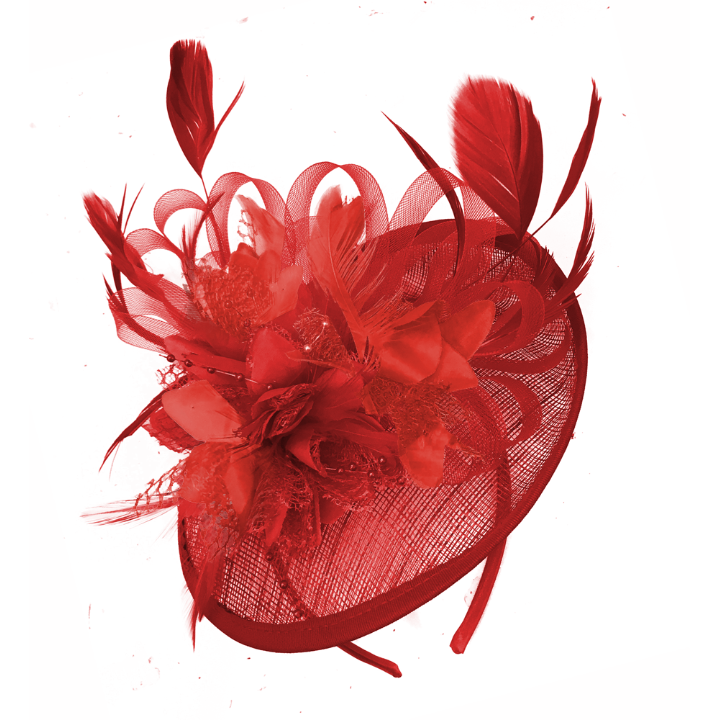 red wedding hats uk