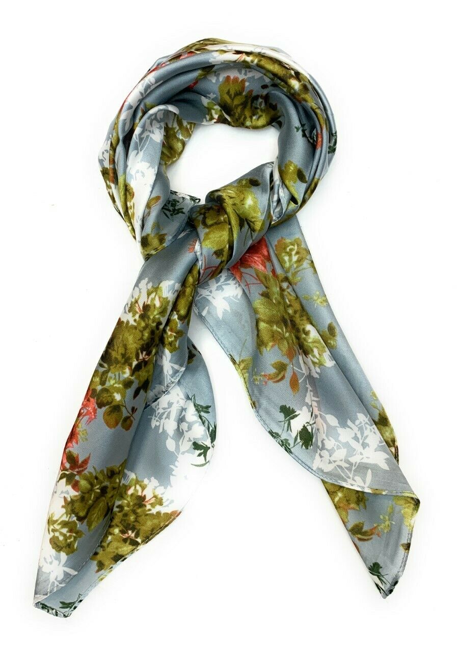 ladies pale blue scarf