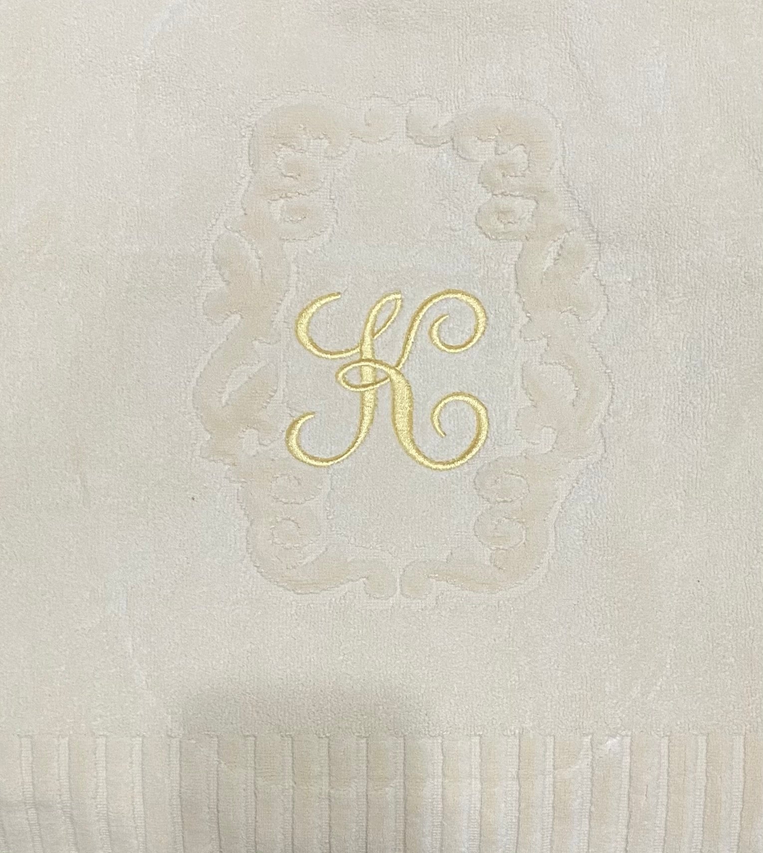 Hand towels with Initials