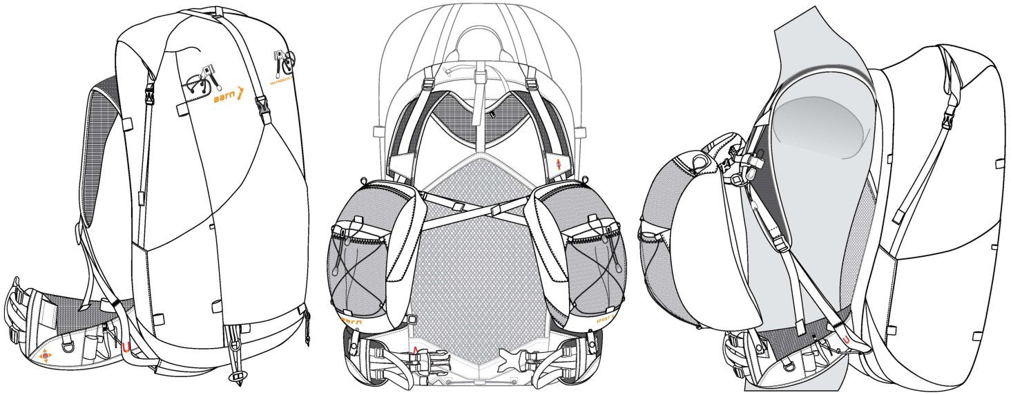 Featherlite Freedom Backpack Design