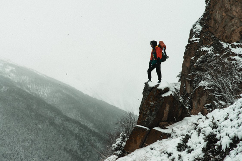 Man standing on a mountain