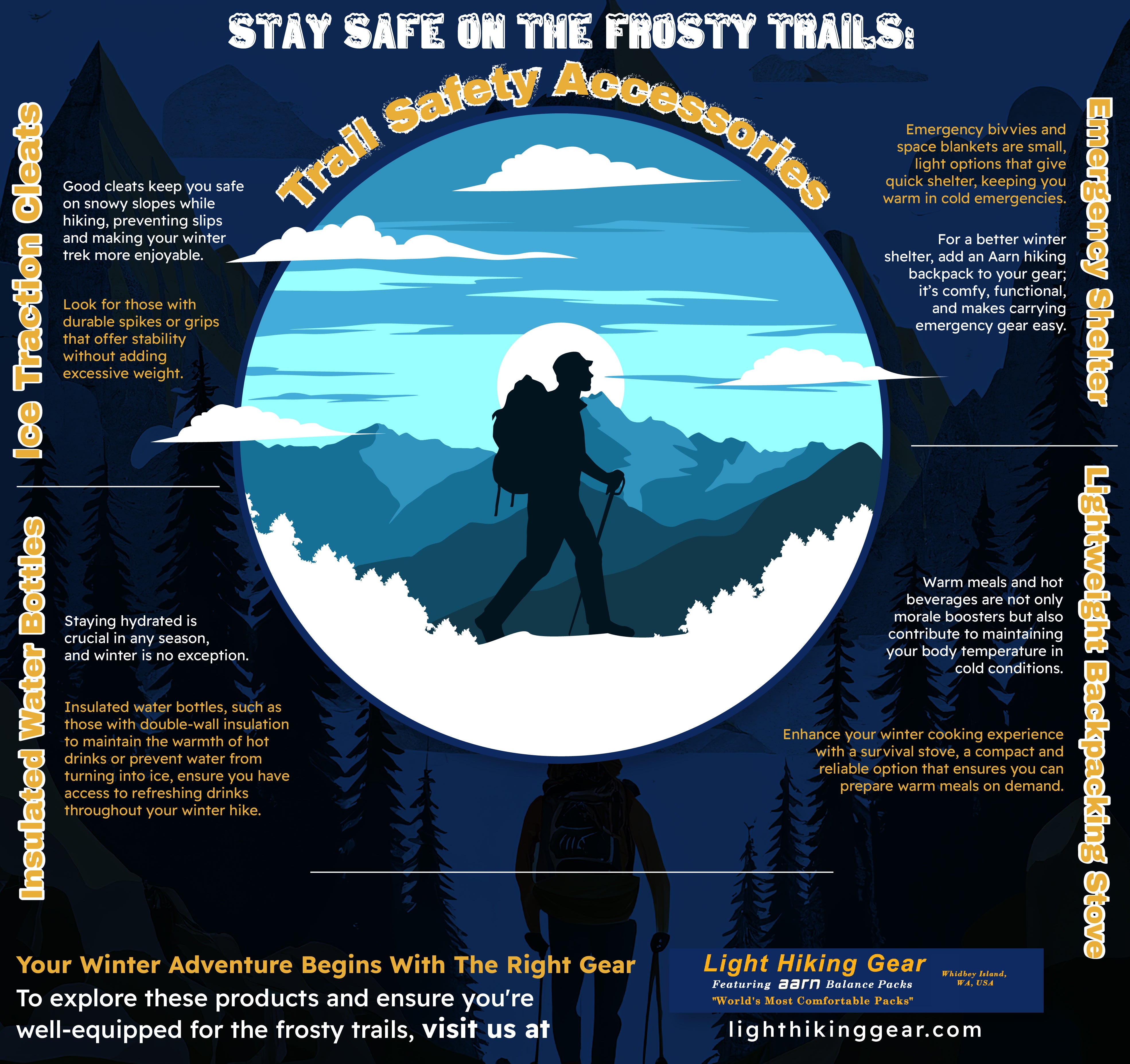 Stay Safe on the Frosty Trails: Trail Safety Accessories