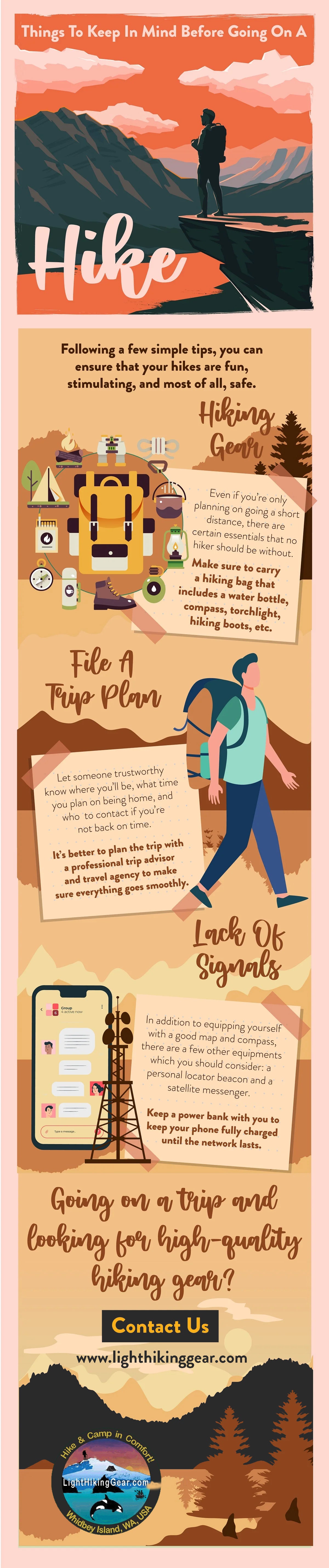Things To Keep In Mind Before Going On A Hike | Infographics