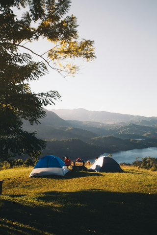 A serene camping spot