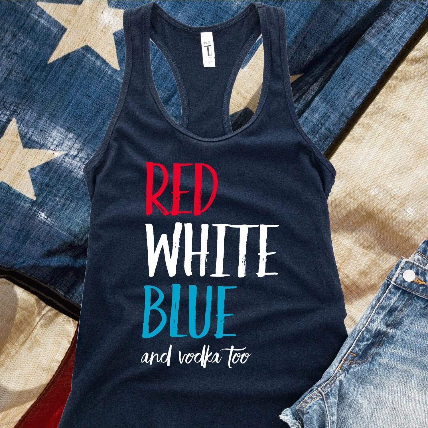cute red white and blue shirts