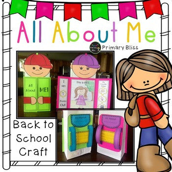 All About Me Bag - Back to School Activity | Primary Bliss